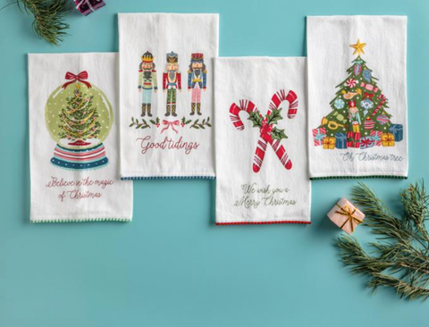 Candy Cane Printed Towel