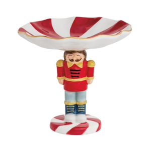 Nutcracker Pedestal Candy Dish