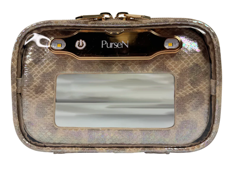 Image of Litt Mini Organizer • Glimmer Leopard
