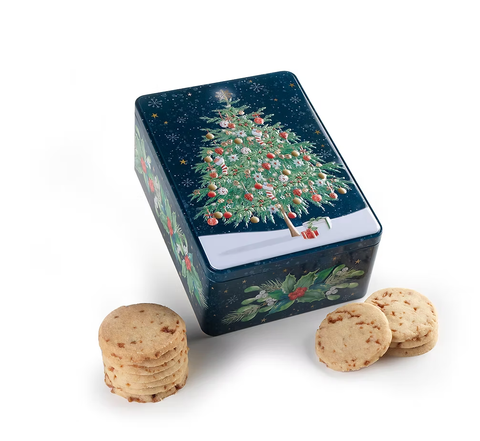 Christmas Tree Rectangle Tin