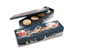 Christmas Flying Santa Tin SALE