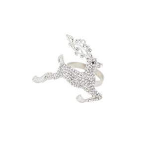 Beaded Reindeer Napkin Ring
