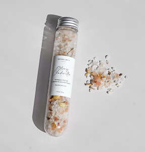 Natural Bath Salt in Tube 3.5oz- Glory Cinderella