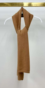 Knit Long Scarf- Camel
