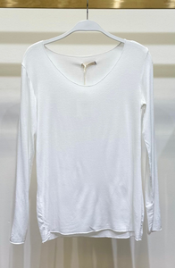 Modal Long Sleeve - White