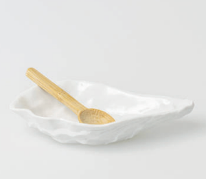 Oyster Dish With Spoon