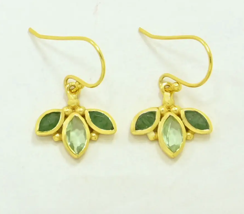 Mina Earrings - Green