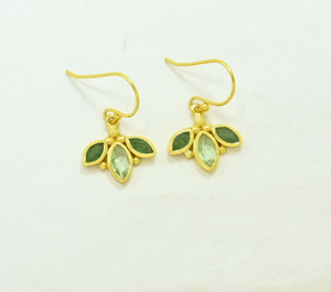 Mina Earrings - Green