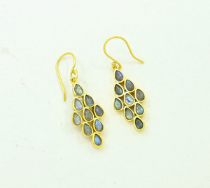 Isla Earring- Labradorite