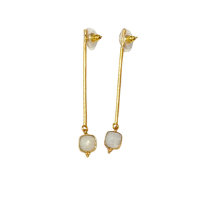 Stick Earrings- Quartz