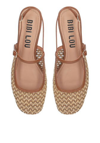 Image of Brown Mesh Heels