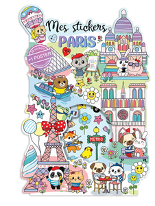 STICKERS GAME + POSTER- PARIS KAWAII