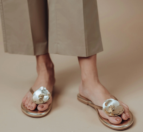 Image of VALENTINA - GOLD Sandal