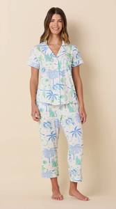 Toucan Terrace Pima Knit Capri Set