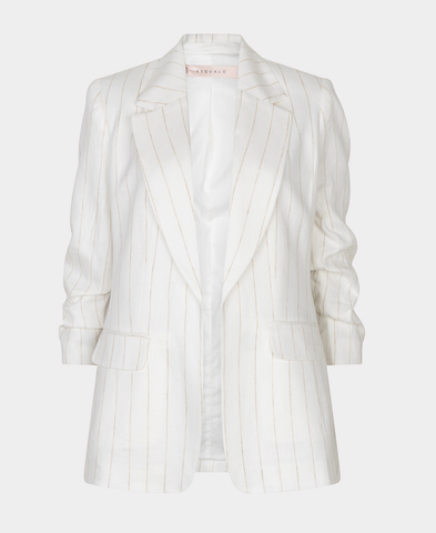 Linen Striped Blazer