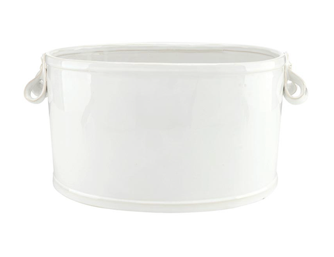 Image of Ceramic Ribbon Handle Beverage Bucket