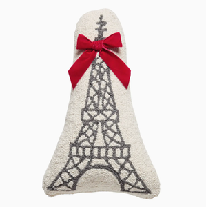 Eiffel Tower Wool Pillow