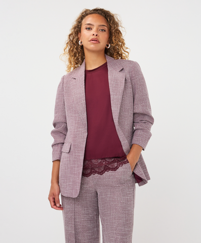 Strass Blazer- Merlot
