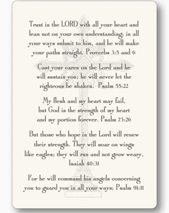 Verses For Sickness Prayer Card