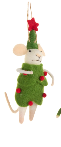 Image of 6" Tree Mice Ornament