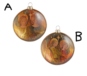 4" Angel Disc Ornament