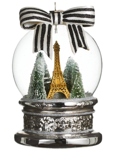 5.5" Midnight in Paris Globe Ornament