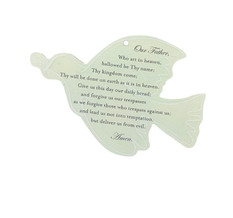 Image of Acrylic Prayer Dove- Our Father