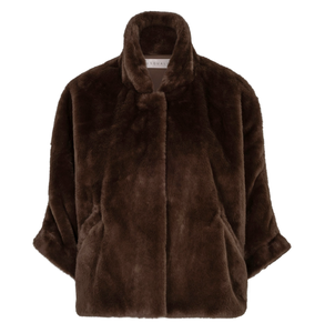 Faux Fur Poncho