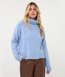 Sky Blue Knit Sweater