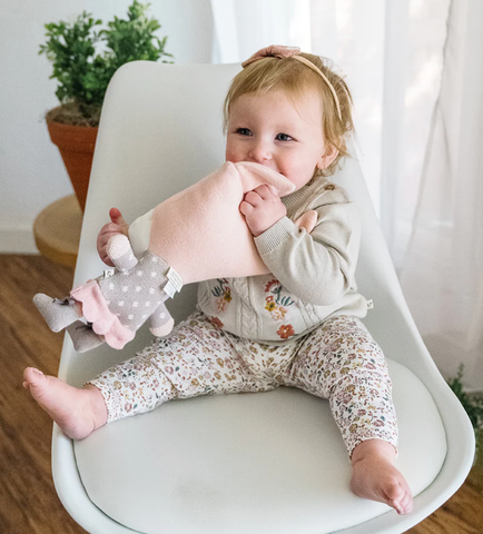 Image of Floral Jersey Stretch Baby Legging Pants (Organic Cotton)