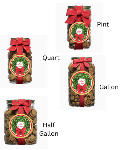 Image of Personalized Christmas Cookies- Wreath