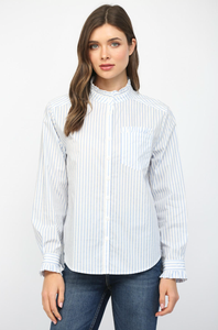Blue Stripe Blouse