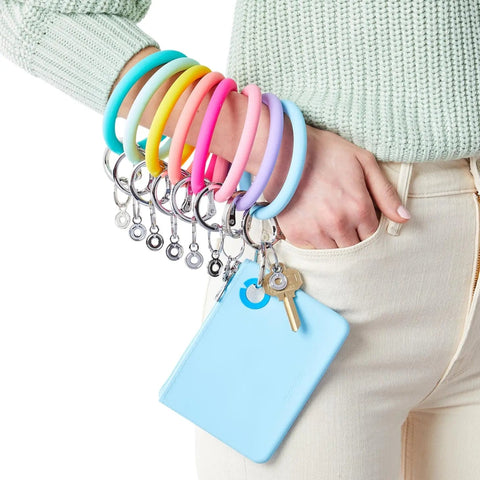 Image of Silicone Big O® Key Ring - Cotton Candy