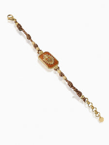 Sacred Heart Bracelet- Orange