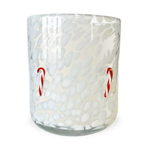 Candy Cane Holiday Confetti Icon 12oz Candle