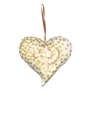 Image of Lavender Heart Sachet - Cotton Confetti