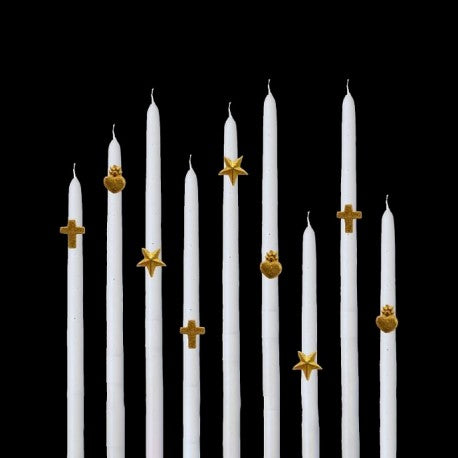 Candle decoration - Ave Maria