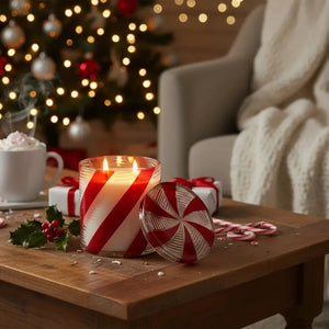 Peppermint Twist Large 16oz Holiday Candle
