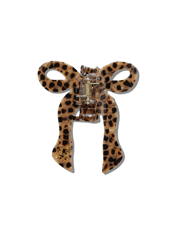 Image of Hand-Painted Coquette Bow Claw Hair Clip | Eco-Friendly