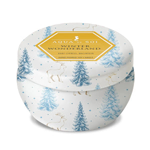 Winter Wonderland 9oz Aqua De Soi Tin Candle