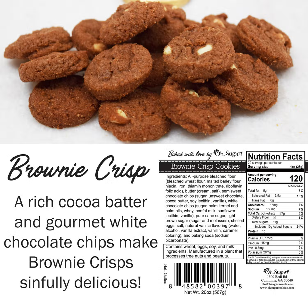 Chocolate Chip Cookies, 40 oz Gallon Jar