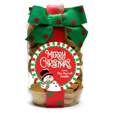 Image of Personalized Christmas Cookies- Merry Christmas