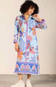 Eliza Azure Safari Dress