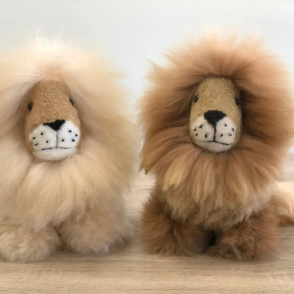 Alpaca Stuffed Lion 9"