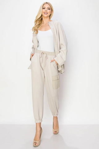 Image of Kari Pointe Knit Hoodie Jacket