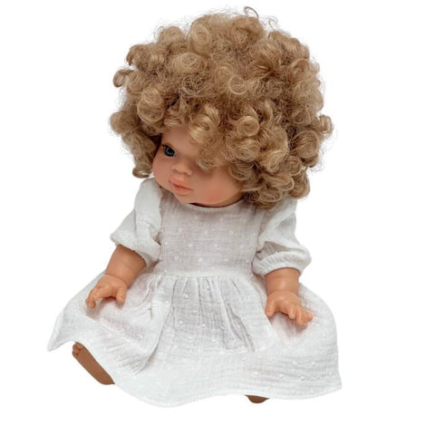 Image of White Muslin Dress