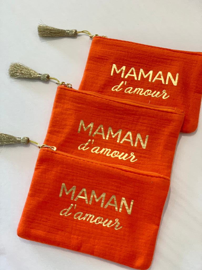 "Maman d'amour" pouch