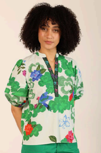 Raya Forest Flutters Blouse