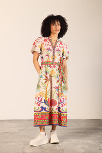 Nova Coral Island Dress