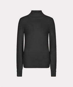 Basic Knit Sweater- Black